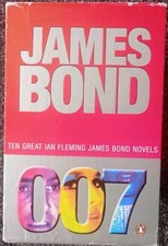 James Bond 007 Ian Fleming 10 Book  Boxed Bookset Penguin/Ted Smart  Paperbacks