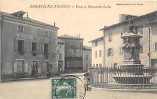 CPA 71 ROMANECHE THORINS PLACE ET MONUMENT RACLET