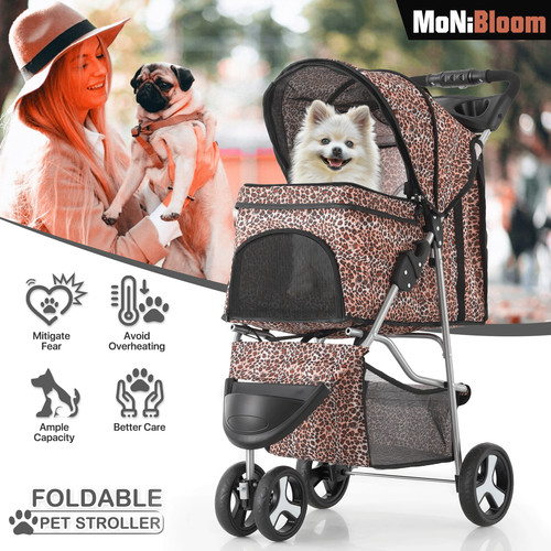 Portable pet dog stroller - dog,