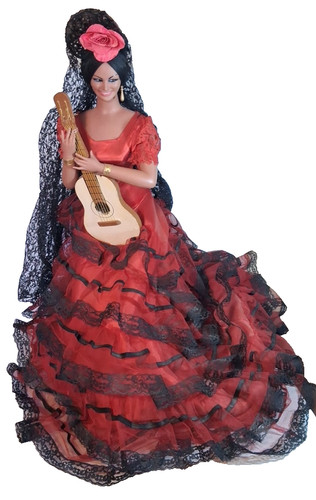 Vintage large spanish doll - spanish,