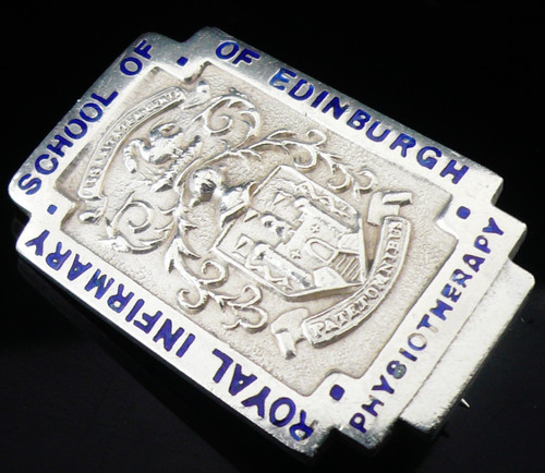 Sterling silver nursing - silver, badge