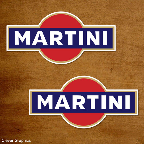 Martini racing stickers - martini,