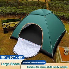 2-3 Person Automatic Camping Tent Hiking Instant Canopy Pop Up Tents Waterproof