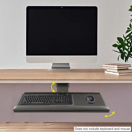 Under desk keyboard tray - desk,