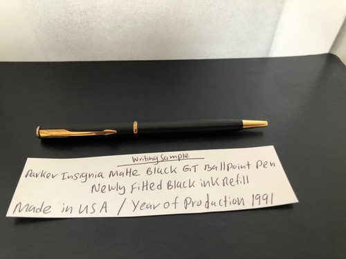 Parker insignia matte black - matte, gt