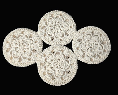 Hand crochet lace doilies - hand, 4
