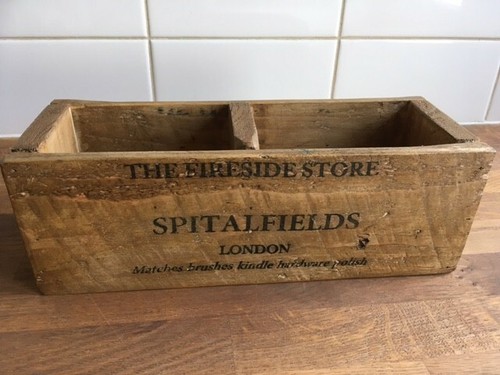 Wooden storage crate - storage,