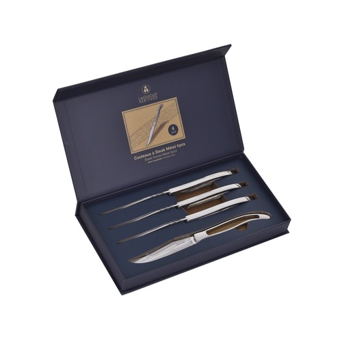 Laguiole set 4 metal - -,