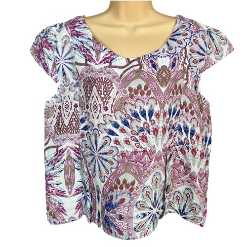 Luca vanucci boxy linen - vanucci, top