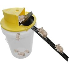 Mouse Trap Bucket Lid Mouse Rat Trap Catcher Auto Reset Multi Catch Mousetrap
