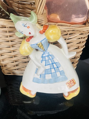 Vintage art deco dutch girl - art,