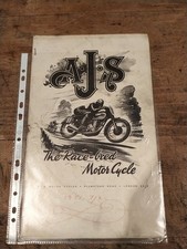 9.4 AJS Mod 51 7/R 51/7R 50 1951 Racebred Instruction Book Manual Technical data