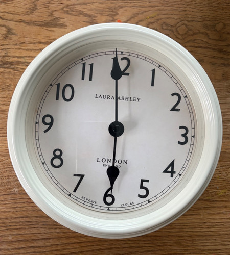Laura ashley wall clock - wall, clock.