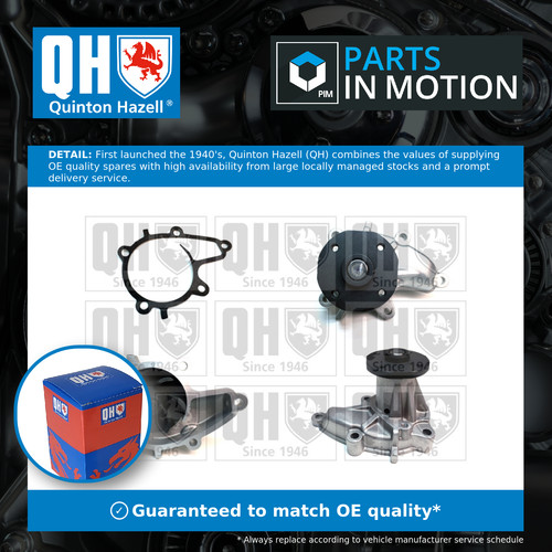 Water pump fits - water, nissan