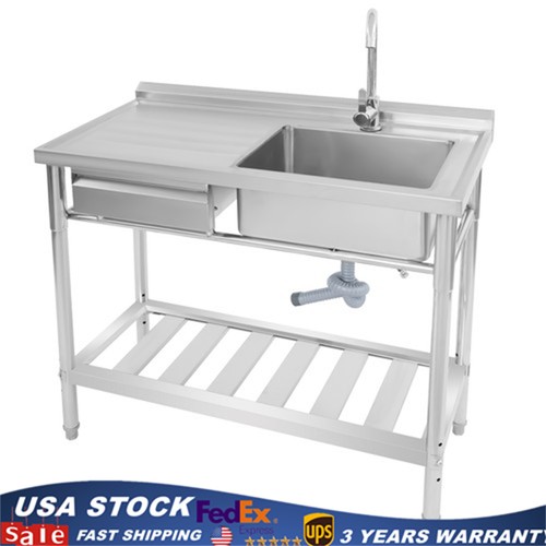 Kitchen freestanding stainless - freestanding,