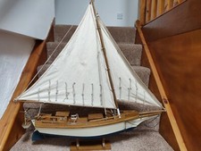 Vintage Antique Model Sailing
