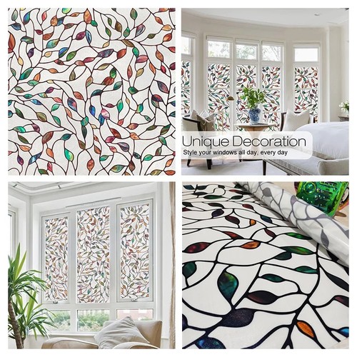 Rainbow frosted window film - rainbow,