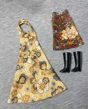 1970s nylon floral maxi and