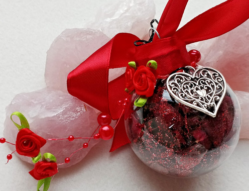 Love witch ball red roses - witch, &