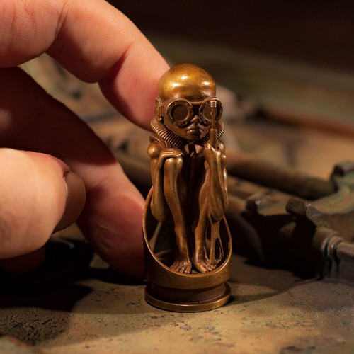 Mini classic bronze - bronze, h.r.giger