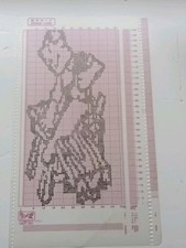 1  Hand Drawn Mylar Sheet For  Knitmaster Electronic Knitting Machine