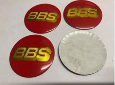 4x Sticker BBS Wheel Centre