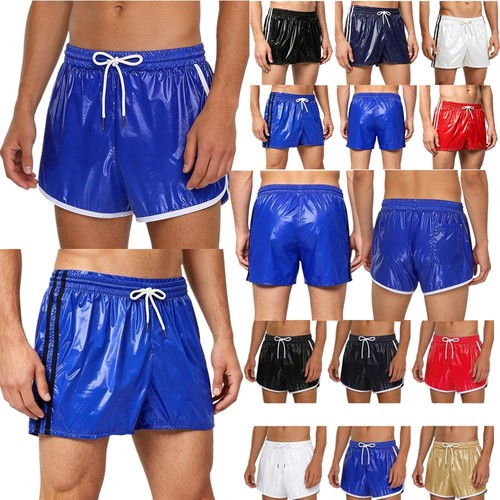Mens shiny mini shorts - shiny,