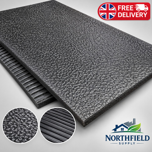 Rubber stable mat 6ft - rubber,