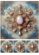 1  x A4 Rice Paper Decoupage -