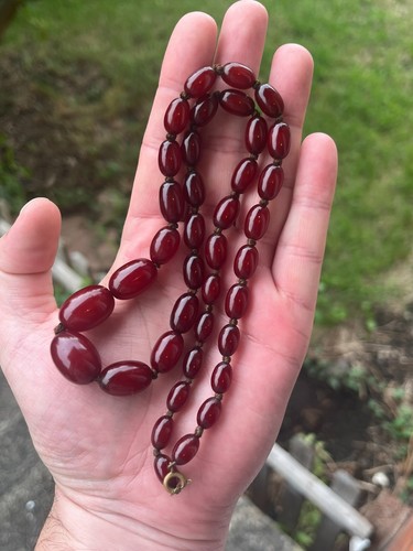 Vintage phenolic cherry amber - phenolic,