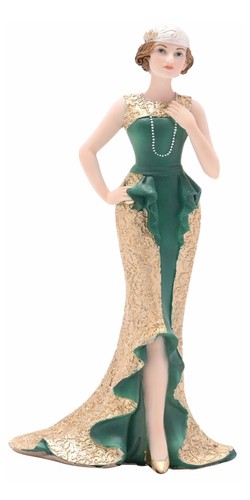Emerald green gold small - green, &