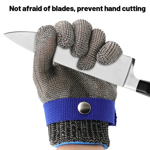 Stainless steel glove cut - steel,