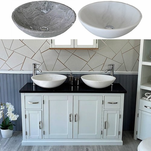 Bathroom double vanity unit - double,