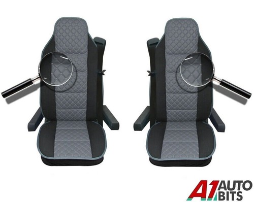 Premium grey leatherette - 2x, &