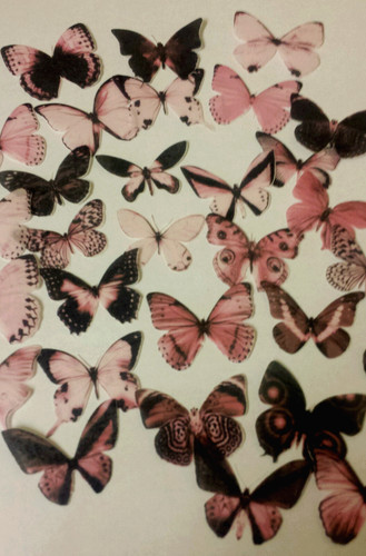 Precut pink mix - mix, edible