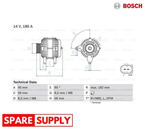 Alternator for beetle bora - beetle,
