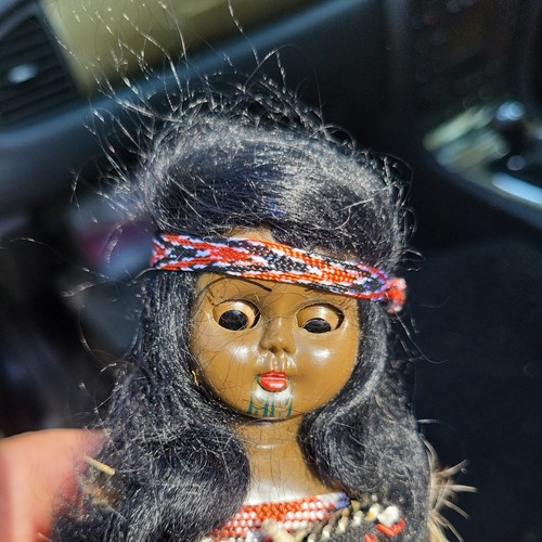Vintage retro maori doll - maori,