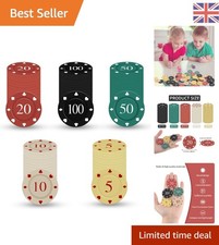100pcs Poker Chips