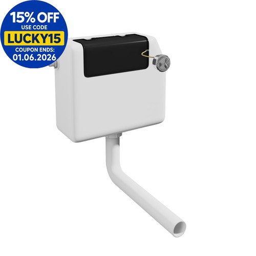 Concealed dual flush toilet - dual,