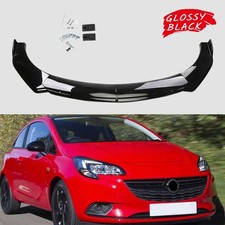 Front Bumper Lip Spoiler Splitter Body Kit Diffuser For Vauxhall Corsa Astra UK