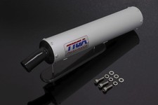 TYGA classic aluminium two stroke can / silencer black tip NSR RGV KR1 TZR RS