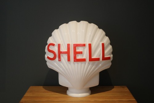 Shell classic petrol pump - shell,