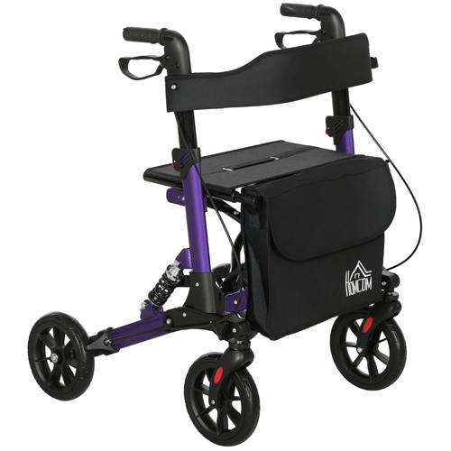 Homcom folding rollator - folding, walker