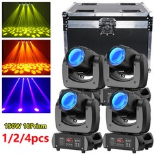 150W 18Prism LED Moving Head Light RGBW Gobo Beam Stage Lighting DJ Disco DMX512