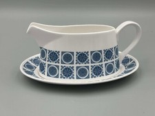 Royal Tuscan Charade - Vintage Handled Sauce Boat and Stand.