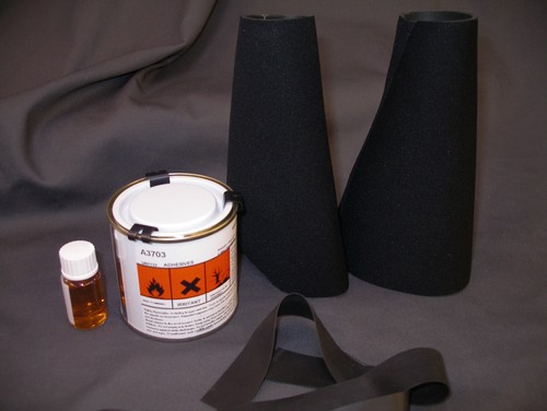 3mm neoprene wrist seals - 3mm, tape