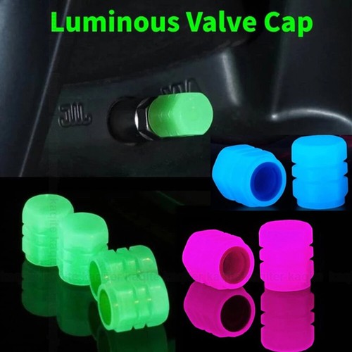 4pcs luminous car - 4pcs, valve