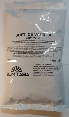 1kg bag soft ice cream - 1kg,