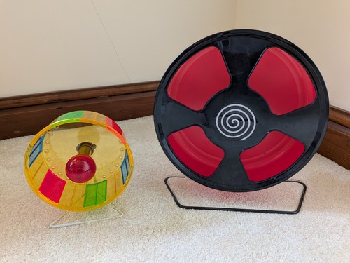 Two hamster wheels 28cm - hamster,