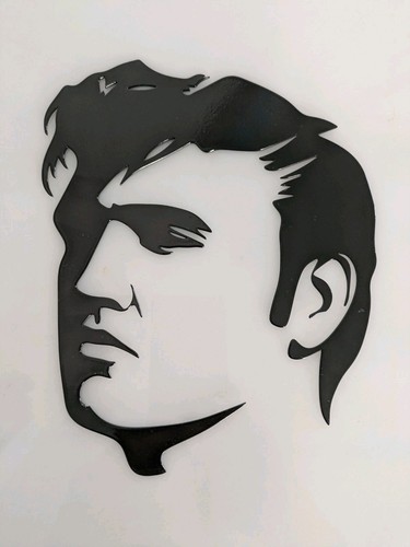 Elvis presley silhouette metal - elvis,